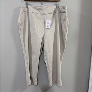 NWT Croft & Barrow The Effortless Stretch Capri Pants. Size 18W Regular